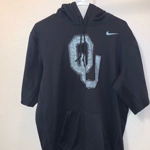 Vintage Nike OU Reflective Cutoff Hoodie